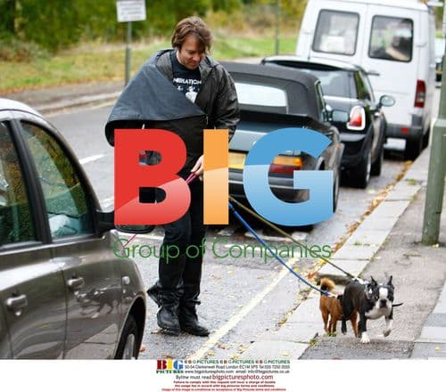 Jonathan Ross Walking Dogs in London