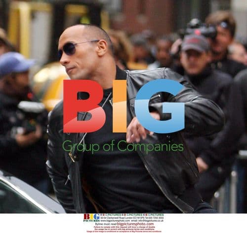 Samuel L. Jackson and Dwayne "The Rock" Johnson on "The Other Guys" set