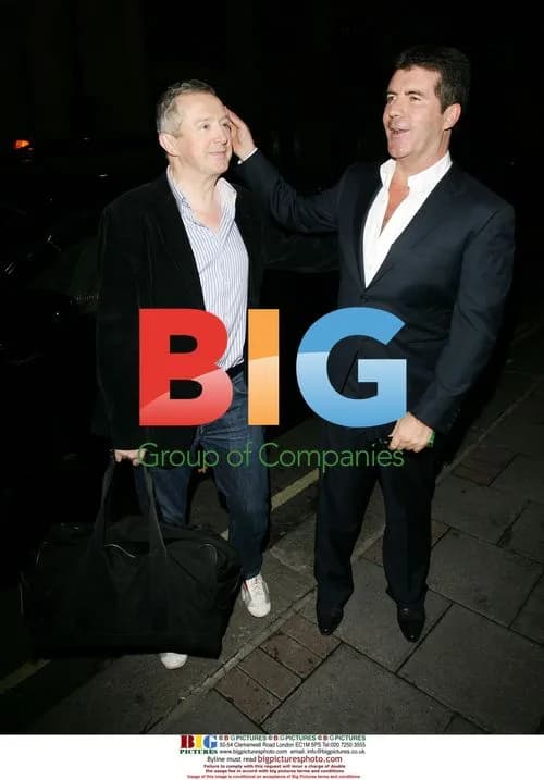 Louis Walsh and Simon Cowell at Party