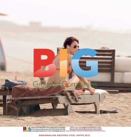 Natalie Imbruglia sunbathing in Morocco