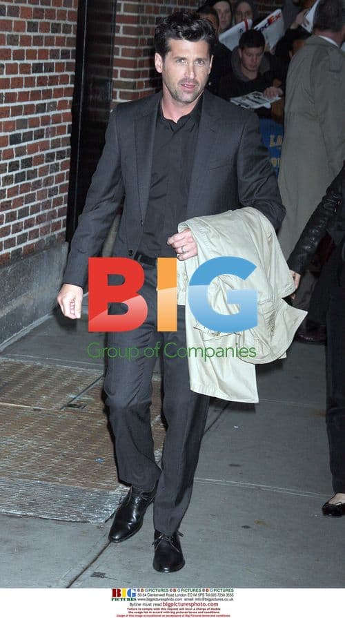 Patrick Dempsey at 'Late Show with David Letterman'