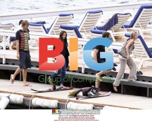 Liam Gallagher and Nicole Appleton on Holiday in Italy