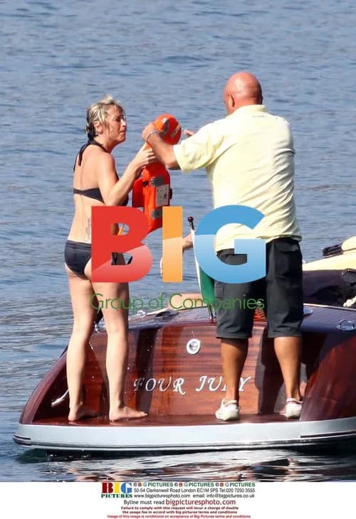 Liam Gallagher on Boat in Italy