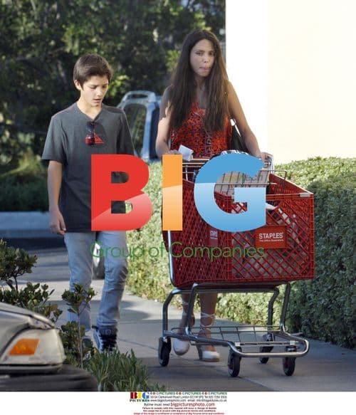 Oksana Grigorieva's Baby Bump in Malibu