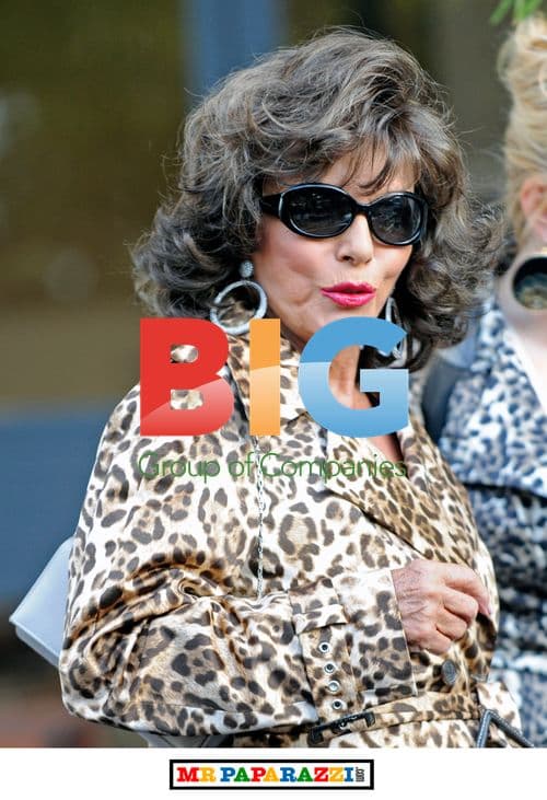 Joan Collins Outside ITV Studios