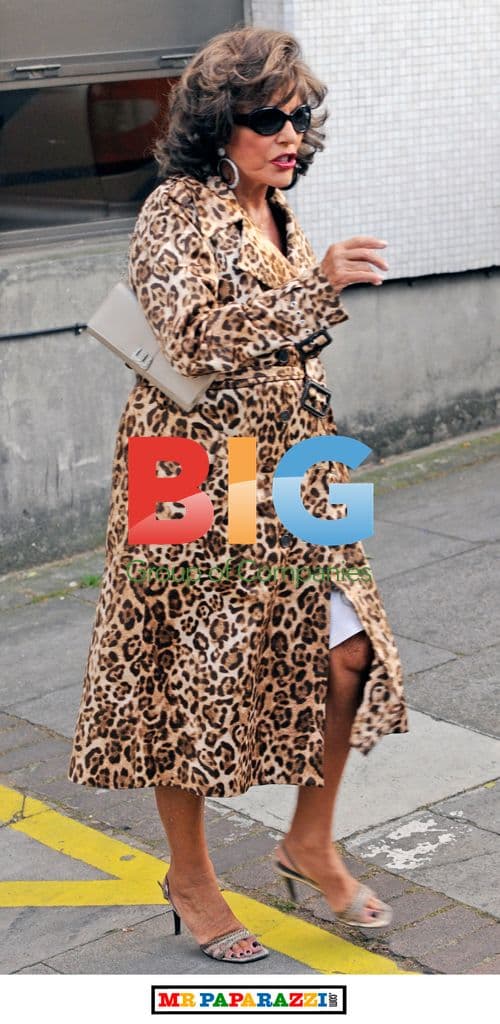 Joan Collins Outside ITV Studios