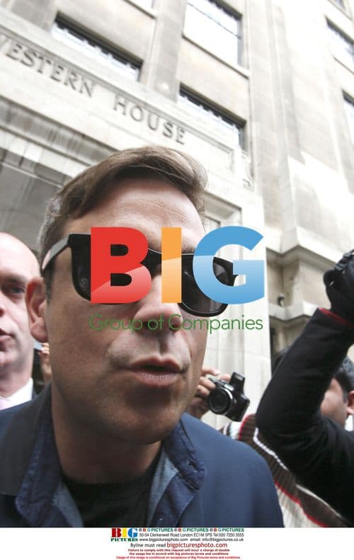 Robbie Williams Leaves Capital FM in London