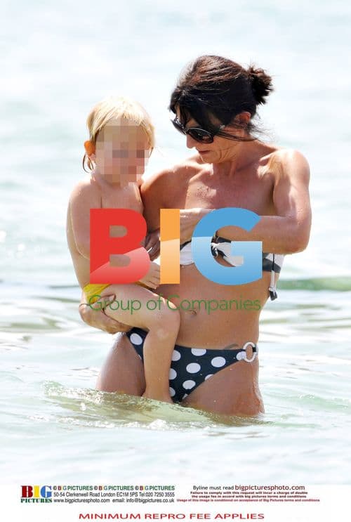 Davina McCall Family Vacation