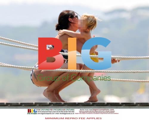 Davina McCall Enjoys Family Vacation