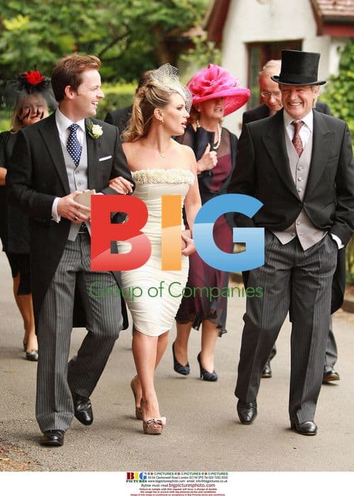 Dec Donnelly and Georgie Thompson at wedding