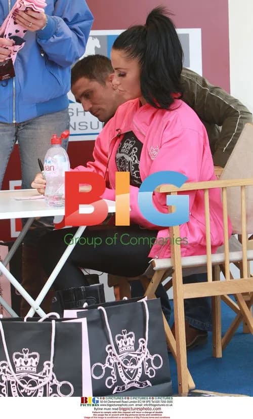 Katie Price at Burghley Horse Trials
