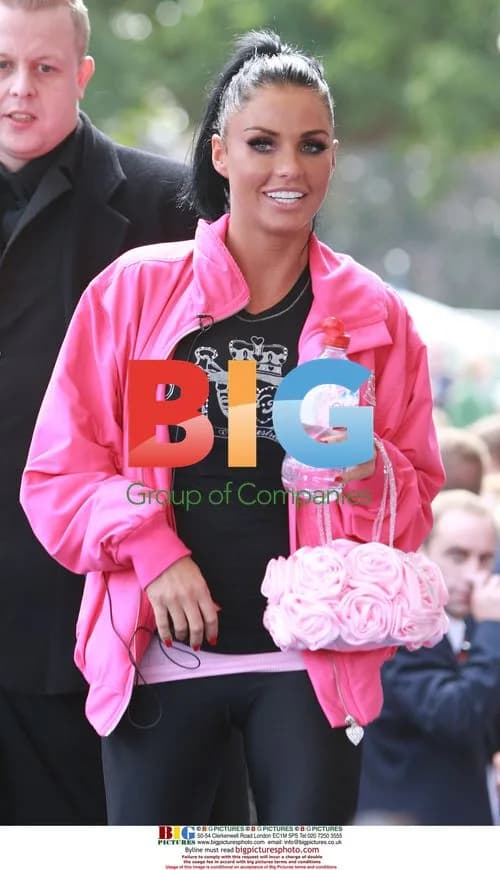 Katie Price Attends Burghley Horse Trials