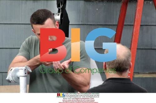 Ben Affleck on set of "The Town"