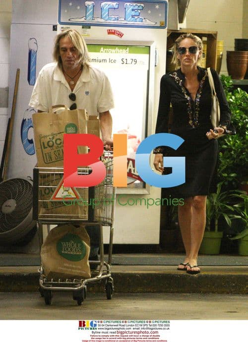 Sharon Stone and brother Michael out shopping