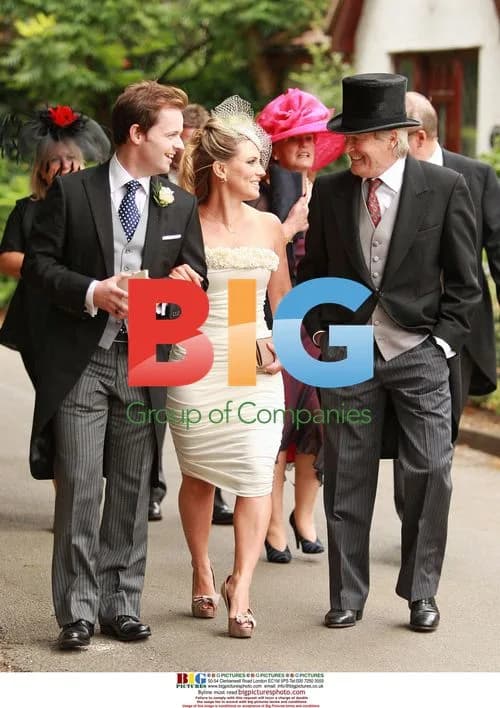 Dec Donnelly and Georgie Thompson at Wedding