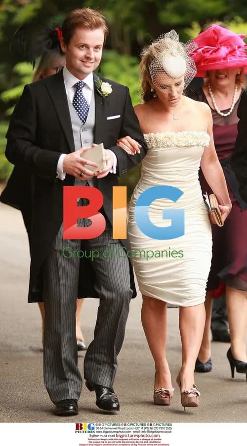 Dec Donnelly and Georgie Thompson at Wedding