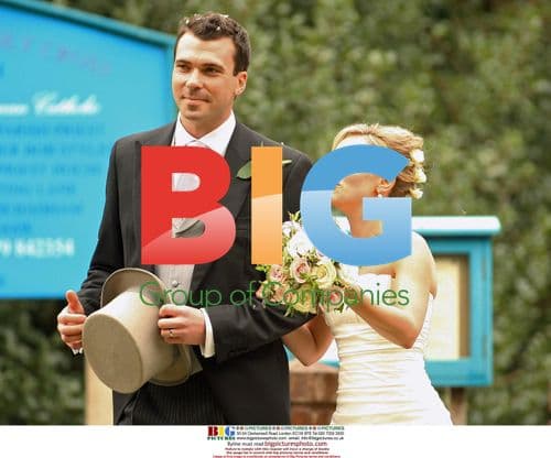 Dec Donnelly and Georgie Thompson at Wedding