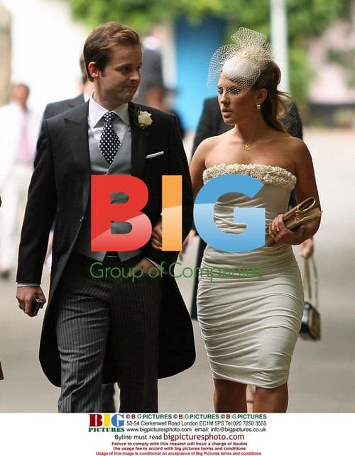 Dec Donnelly and Georgie Thompson at Wedding