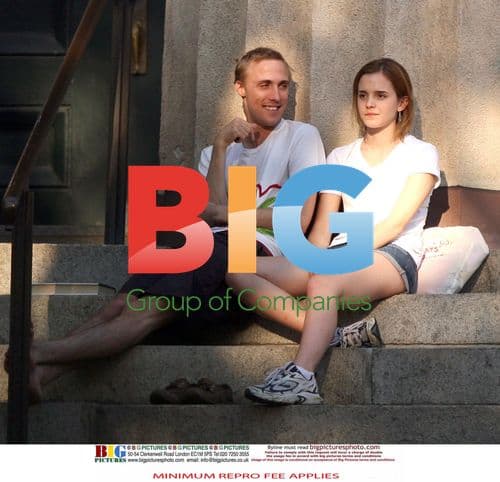 Emma Watson and Jay Barrymore at Brown University