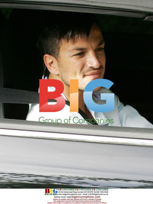 Peter Andre visits manager Claire Powell