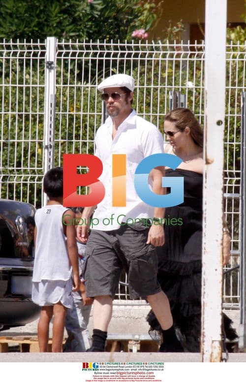 Brad Pitt and Angelina Jolie Visit Pet Shop