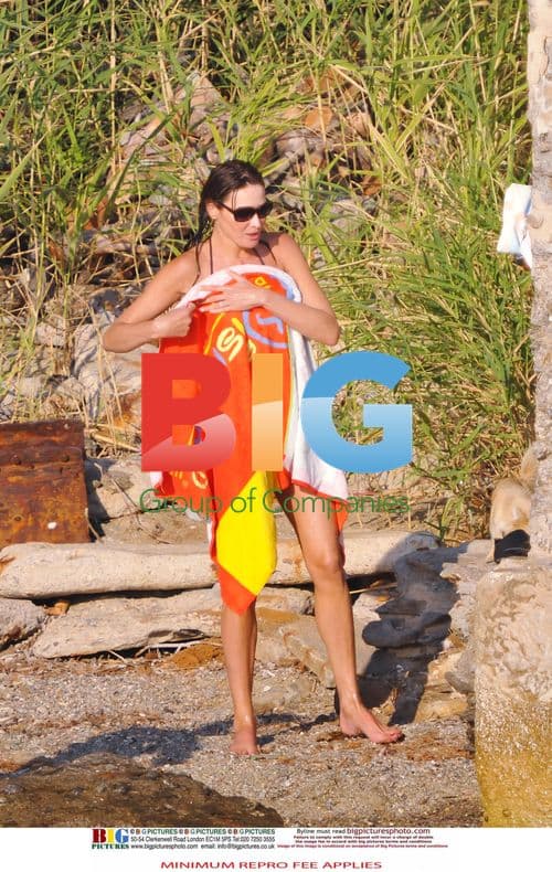 Sarkozy and Bruni on French Vacation