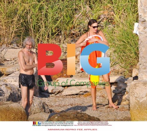 Nicolas Sarkozy and Carla Bruni on Vacation