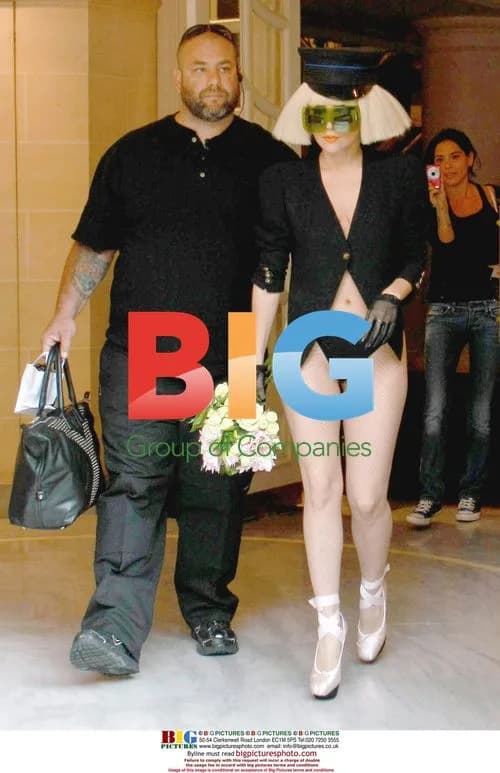 Lady Gaga in Unusual Outfit in Paris