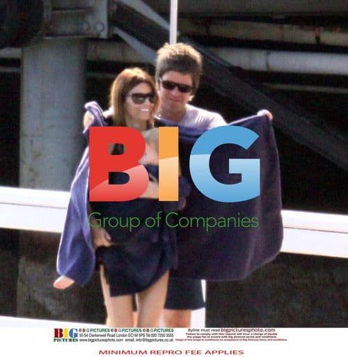 Noel Gallagher and Family on Vacation in Italy