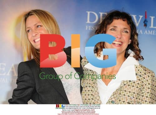 Robin Wright Penn and Rebecca Miller at Deauville Film Festival