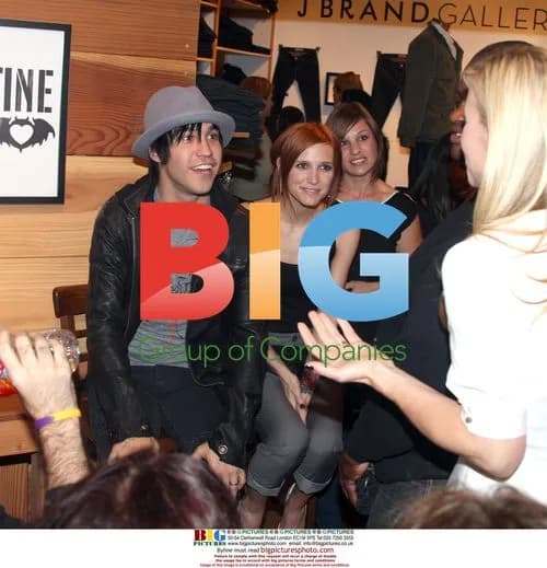 Pete Wentz Plays 'Guess Who' at Fred Segal