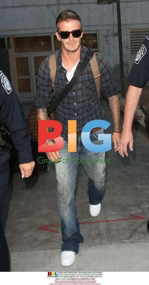 David Beckham at LAX