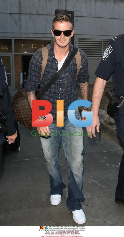 David Beckham at LAX