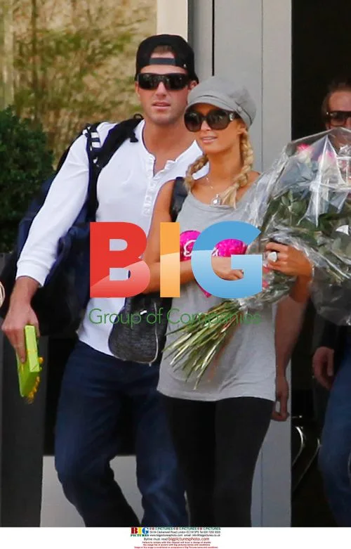 Paris Hilton Arrives in Germany