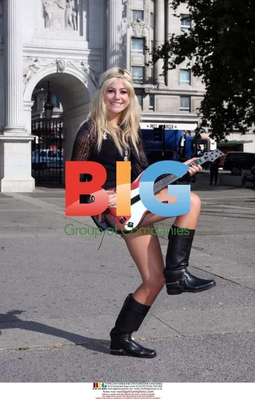 Pixie Lott at Guitar Hero 5 photocall