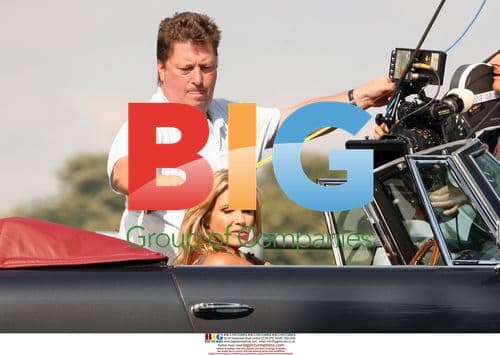 Elle Macpherson Filming "The Beautiful Life" in UK