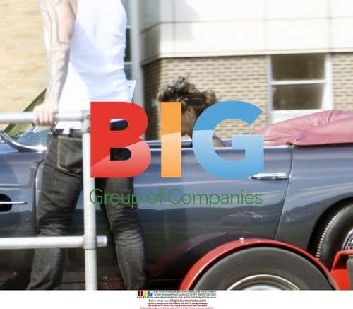 Elle Mcpherson Filming TBL in Luton, UK