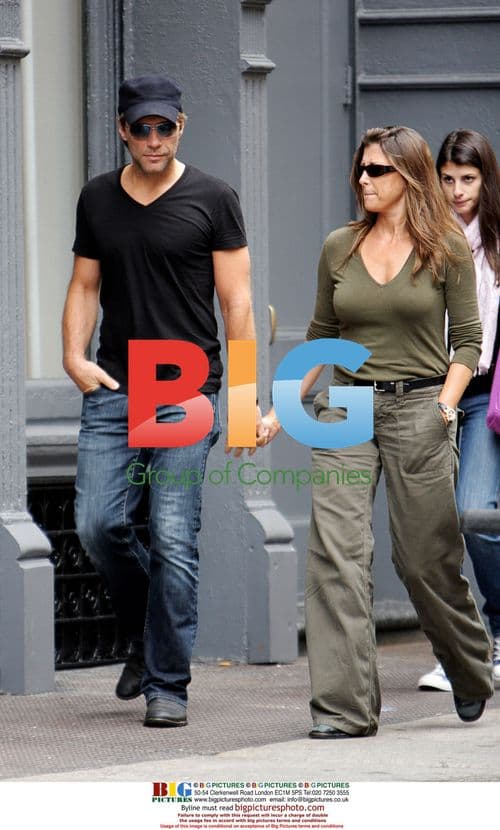 Jon Bon Jovi and Dorothea Hurley in NYC