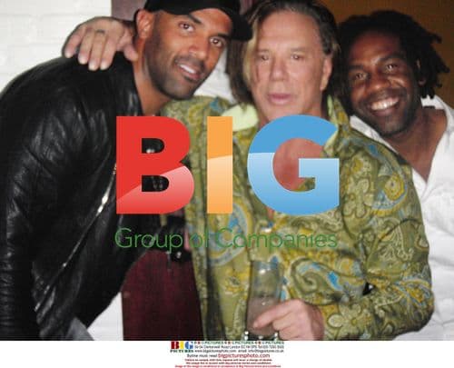 Unik, Mickey Rourke, and Craig David at 2009 VMA Post Party