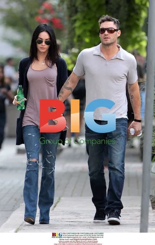 Megan Fox and Brian Austin Green Holding Hands