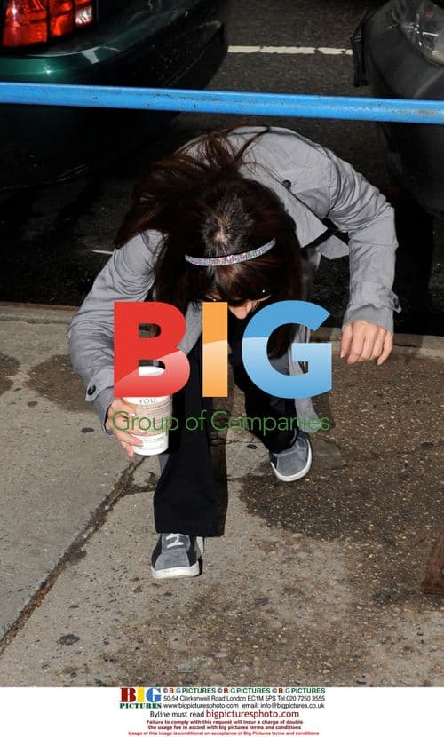 Paula Abdul Avoids Rain in NYC