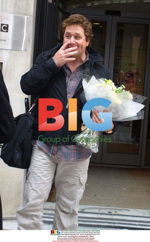 June Whitfield and Michael Ball at Radio 2 Studio
