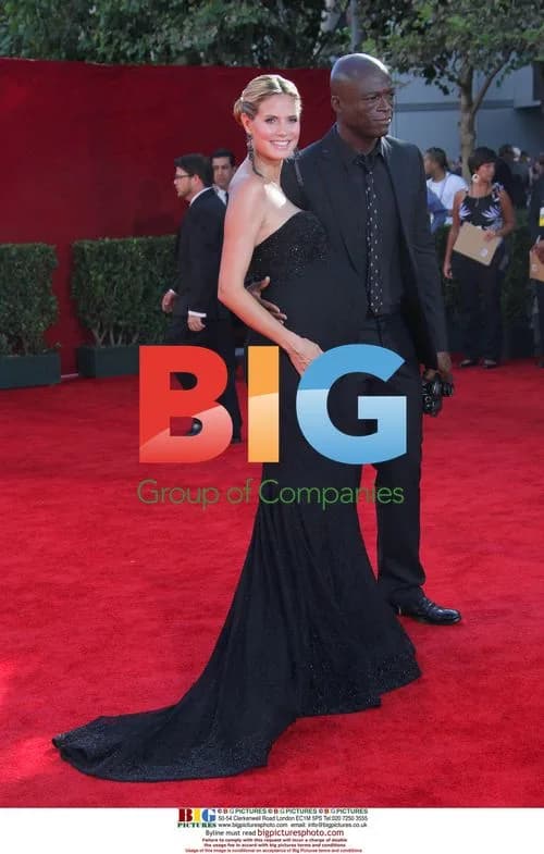 Heidi Klum and Seal at 61st Primetime Emmy Awards
