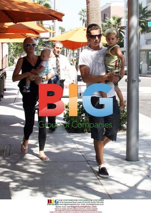 Gwen Stefani Enjoys Day at Park with Family