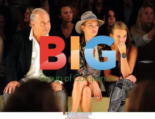 Philip Green and Kate Moss at Topshop Unique Show