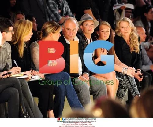 Philip Green and Kate Moss at Topshop Unique Show