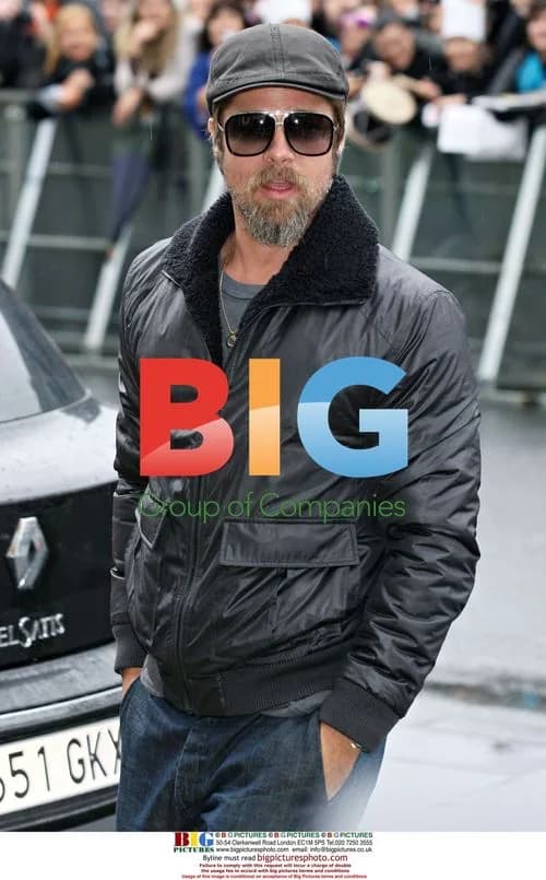 Brad Pitt at San Sebastian Airport
