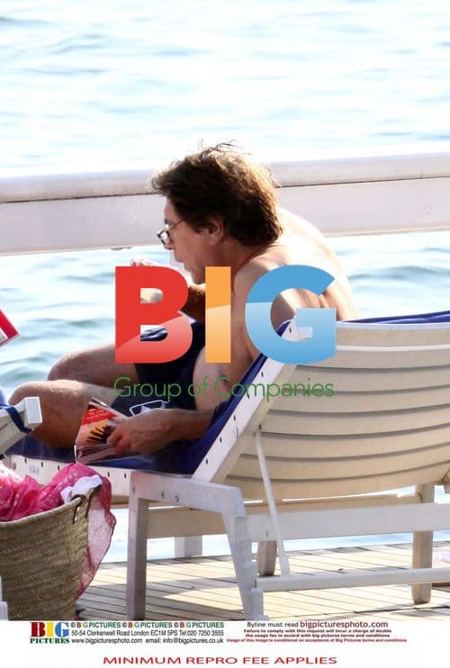 Bryan Ferry and girlfriend Amanda Sheppard on vacation