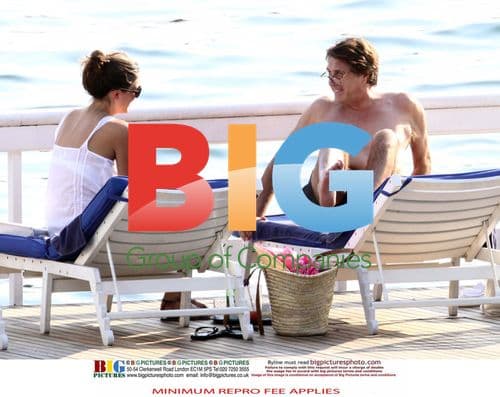 Bryan Ferry and Amanda Sheppard on Vacation in Italy