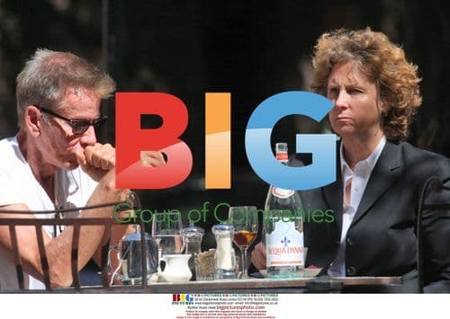 Calvin Klein Lunching in West Village